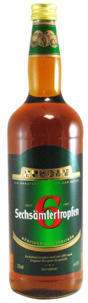 Sechsämtertropfen 33 % vol. Literflasche